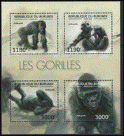 Burundi 2012 Gorilles MNH - Gorilla's