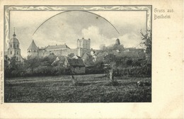 BAD BENTHEIM, Panorama (1899) AK - Bentheim