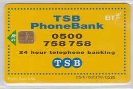 UNITED KINGDOM 1997 TSB PHONEBANK NEWPORT IN BLOOM MINT - BT Promozionali