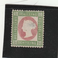 **** ANGLETERRE *** England ***  HELIGOLAND  -- N° 9 -- 1.5 Vert Et Rouge 'erreur)   --Côte 90€ - Heligoland (1867-1890)