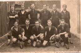 Carte Photo équipe De Foot De Seraing En Belgique 1933 1934 - Deportes