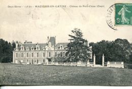 N°75377 -cpa Mazières En Gatine -château Du Petit Chêne- - Mazieres En Gatine