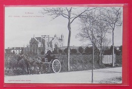 11 Bram 1918 Attelage Monastère De Prouille Animée éditeur Labouche N°170 Dos Scanné - Bram