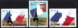 St.Tomé 1989 Mi.nr: 1105-1107 Französischen Revolution  Oblitérés / Used / Gestempeld - Revolución Francesa