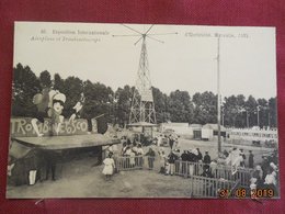 CPA - Marseille - Aéroplane Et Trombinetoscope - Exposition D'Electricité Et Autres