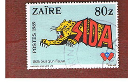 ZAIRE  -  SG 1363 -  1990   ANTI-AIDS CAMPAIGN   - USED ° - Usati