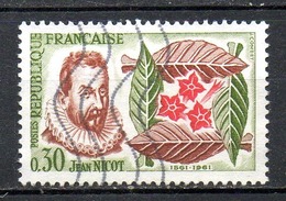 FRANCE. N°1286 Oblitéré De 1961. Nicot. - Tobacco