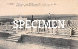 Rustplaats Onze Helden Gevallen Op 12 Aug 1914 - Halen - Halen