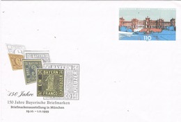 33793. Entero Postal 150 Jahre BAYERN Briefmarken. Bayerische Landtag 1998 - Enveloppes - Neuves