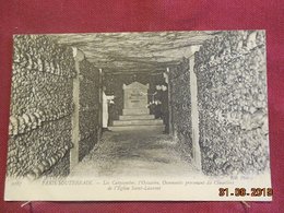 CPA - Paris - Les Catacombes, L'Ossuaire - Ossements Provenant Du Cimetière De L'Eglise Saint-Laurent - Arrondissement: 14