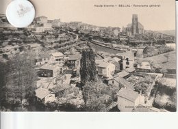 87 -Très Belle Carte Postale Ancienne De BELLAC  Vue Aérienne - Bellac