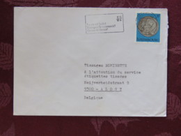 Luxemburg 1981 Cover Luxembourg To Belgium - Coin - Anti Smoking Slogan - Lettres & Documents