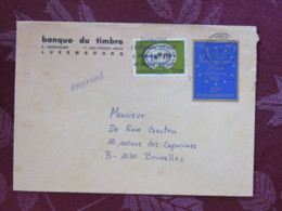 Luxemburg 1982 Cover Luxembourg To Belgium - Human Rights - Shaving Basin With Wedding Scene - Briefe U. Dokumente