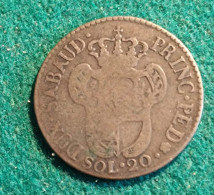 20 Soldi 1796 - Piamonte-Sardaigne-Savoie Italiana