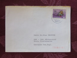 Luxemburg 1983 Cover Sandw... To Germany - Firemen Federation - Hand Pump - Briefe U. Dokumente