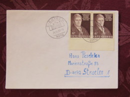 Luxemburg 1987 Cover Diekirch To Germany - Charles Metz - Briefe U. Dokumente