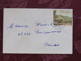 Luxemburg 1990 Cover  To France - Fortress - Cartas & Documentos