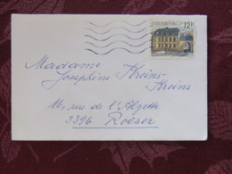 Luxemburg 1990 Cover Remich To Roeser - Mersch Castle - Covers & Documents