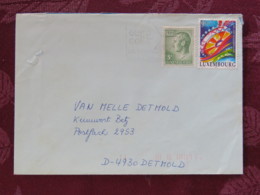 Luxemburg 1990 Cover Luxembourg To Germany - Carnival - Grand Duke Jean - Briefe U. Dokumente