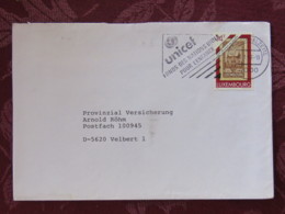 Luxemburg 1992 Cover Esch Sur Alzette To Germany - Stamp Day - Stam On Stamp - UNICEF Slogan - Cartas & Documentos