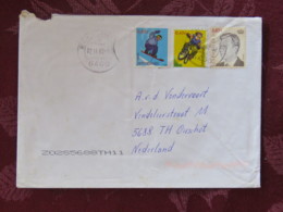 Luxemburg 2002 Cover Echternach To Holland - Grand Duke Henri - Sport Ski Snowboarding - Bicycle - Briefe U. Dokumente