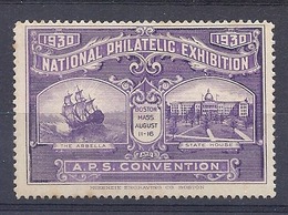 190031896  USA  NATIONAL EXHIBITION  APS  1930  YVERT    */MH - Officials