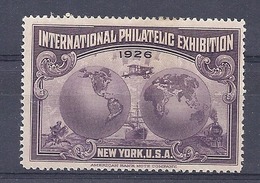 190031897  USA  NATIONAL EXHIBITION  APS  1926  YVERT    */MH - Officials