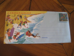 Diving Aerogramme Australia Air Letter Surf Surfing Surfer Diver - Tauchen