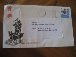 KOWLOON Hong Kong To Berlin Germany Stamp Cancel Cover British Colonies China Chine - Other & Unclassified