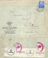 Zensur Brief  "Euzler, Kunstverlag, Berlin" - Biel           1941 - Cartas
