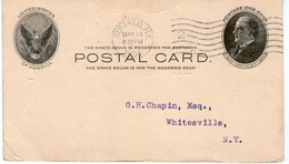 USA  ENTIER POSTAL DU 14/03/1904 - 1901-20