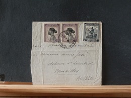 A10/220  FRAGMENT DE LETTRE POUR LA BELG. - Covers & Documents