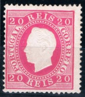 Portugal, 1884, # 66 Dent. 13 1/2, Papel Porcelana, MH - Neufs