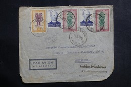 CONGO BELGE - Griffe Accident D'Avion Sur Devant D'enveloppe De Léopoldville En 1948 Pour Bruxelles - L 42231 - Cartas & Documentos