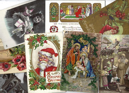 Lot 2097 De 10 CPA Noël Santa Claus Dont Père Noël Déstockage Pour Revendeurs Ou Collectionneurs - 5 - 99 Postales