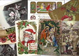 Lot 2097 De 10 CPA Noël Santa Claus Dont Père Noël Déstockage Pour Revendeurs Ou Collectionneurs - 5 - 99 Cartoline