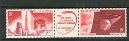 WALLIS ET FUTUNA 1966 1er SATELLITE FRANCAIS  YVERT  N°A24/25 NEUF MH* - Oceania