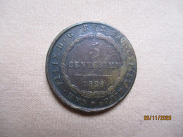 Italie: Piemont-Sardaigne, Carlo Felice, 5 Centesimi, 1826, Genoa - Piemonte-Sardegna, Savoia Italiana