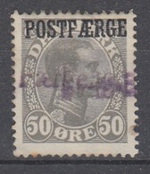 +D3328. Denmark Parcel Post 1922. POSTFÆRGE. Michel 8. Used. Rust! - Postpaketten