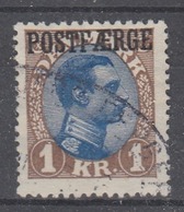 +D3329. Denmark Parcel Post 1924. POSTFÆRGE. Michel 10. Used. - Postpaketten