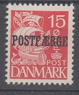 +D3339. Denmark Parcel Post 1939. POSTFÆRGE. Michel 17. AFA 16b .MH(*) - Paketmarken