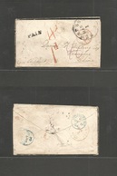 USA. 1864 (1 March) Newburgh, NY - China, Shanghai (May 21) Fully Cash Prepaid Envelope (45 Cents) + Via Hong Kong (May - Ohne Zuordnung