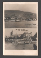 Geisenheim A/Rhein - Und Direkt Am Rhein Das Deutsche Haus - Fotokarte Verlag W. Begler (Stempeln) - 2 Ansichten - Rheingau