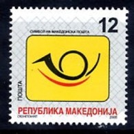 MACEDONIA 2005 Postal Service Logo  MNH / **..  Michel  376 - Nordmazedonien