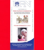 Nuovo - VATICANO - 2019 - Bollettino - Busta Filatelica - Volume Numismatico  - BFN 03 - Covers & Documents