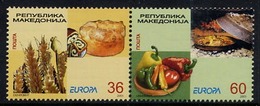 MACEDONIA 2005 Europa: Gastronomy  MNH / **.  Michel  348-49 - Macedonia Del Nord