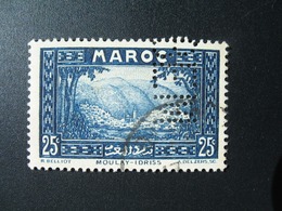 Perforé Perfin Maroc , Perforation : BEM 6  à Voir - Other & Unclassified