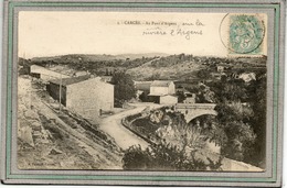 CPA - CARCES (83) - Aspect Du Quartier Du Pont Sur La Rivière Argens En 1905 - Carces