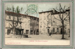 CPA - CARCES (83) - Aspect De La Place Marceau( Capelette ) En 1906 - Carte Colorisée - Carces