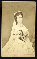 1866. Rabending : Erzsébet Kirányné Royalty  Queen Elisabeth Nice Visit Photo - Autres & Non Classés